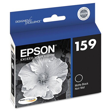 Epson (159) UltraChrome Hi-Gloss 2 Ink, Matte Black T159820